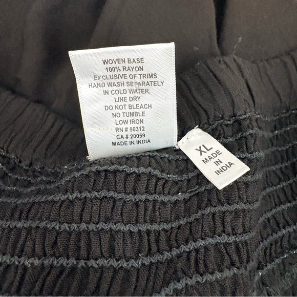 Embroidered Wide Leg Wrap Pants Boho Resort Style - Picture 10 of 16